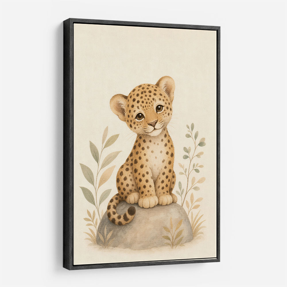 Leopard Cub Kids Wall Art Prints