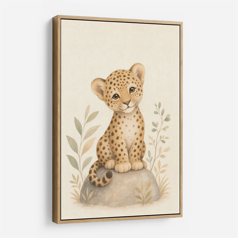 Leopard Cub Kids Wall Art Prints