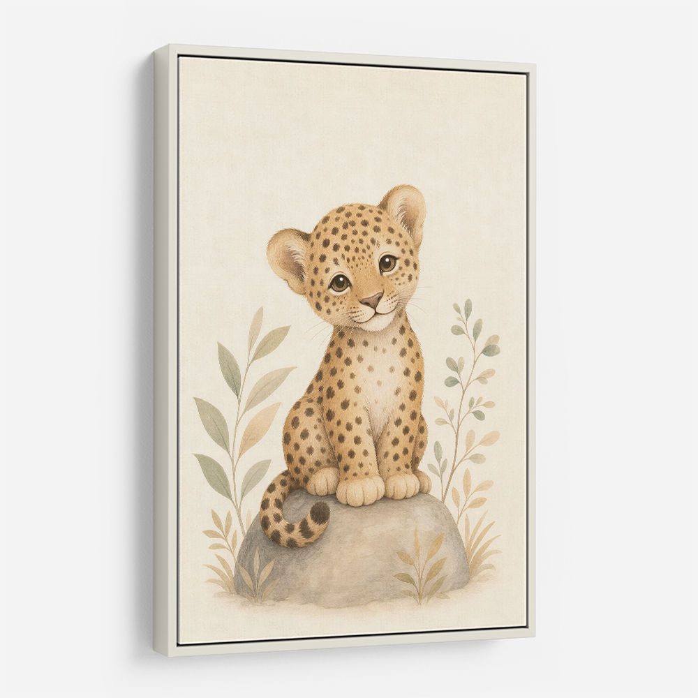Leopard Cub Kids Wall Art Prints