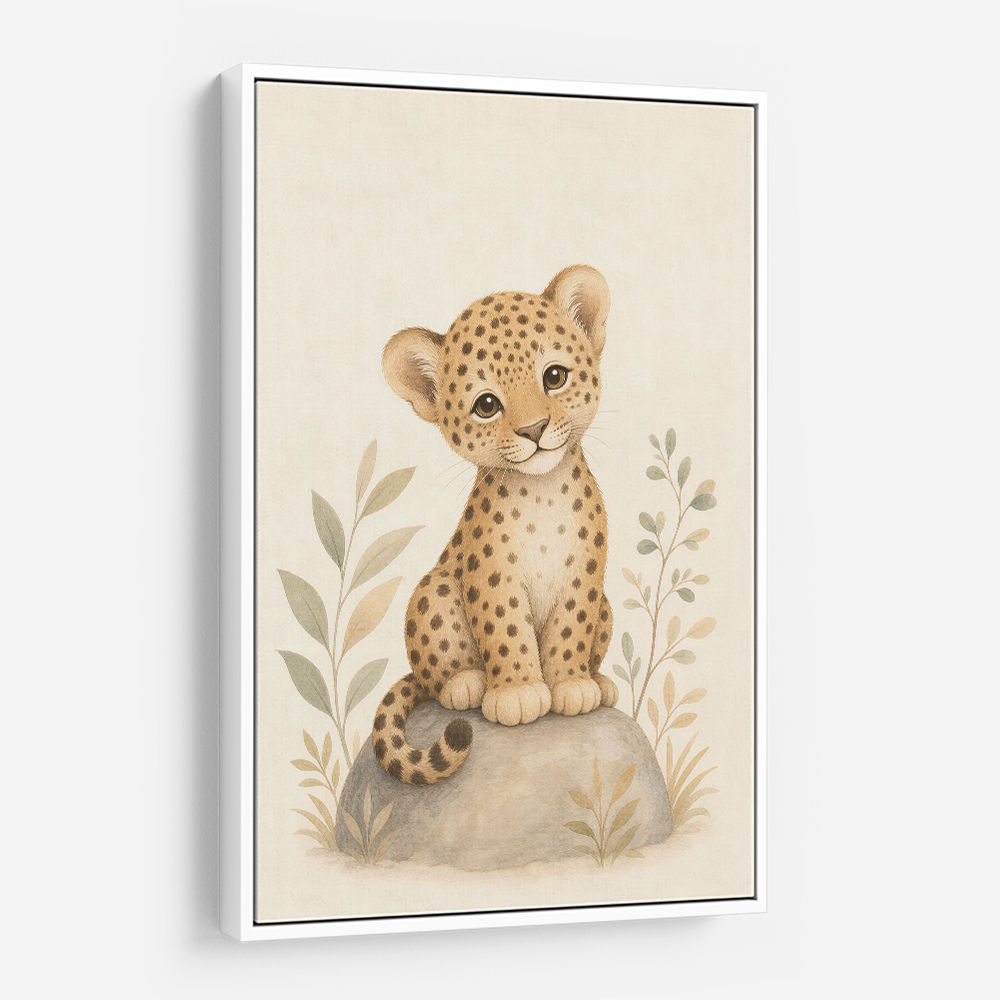 Leopard Cub Kids Wall Art Prints