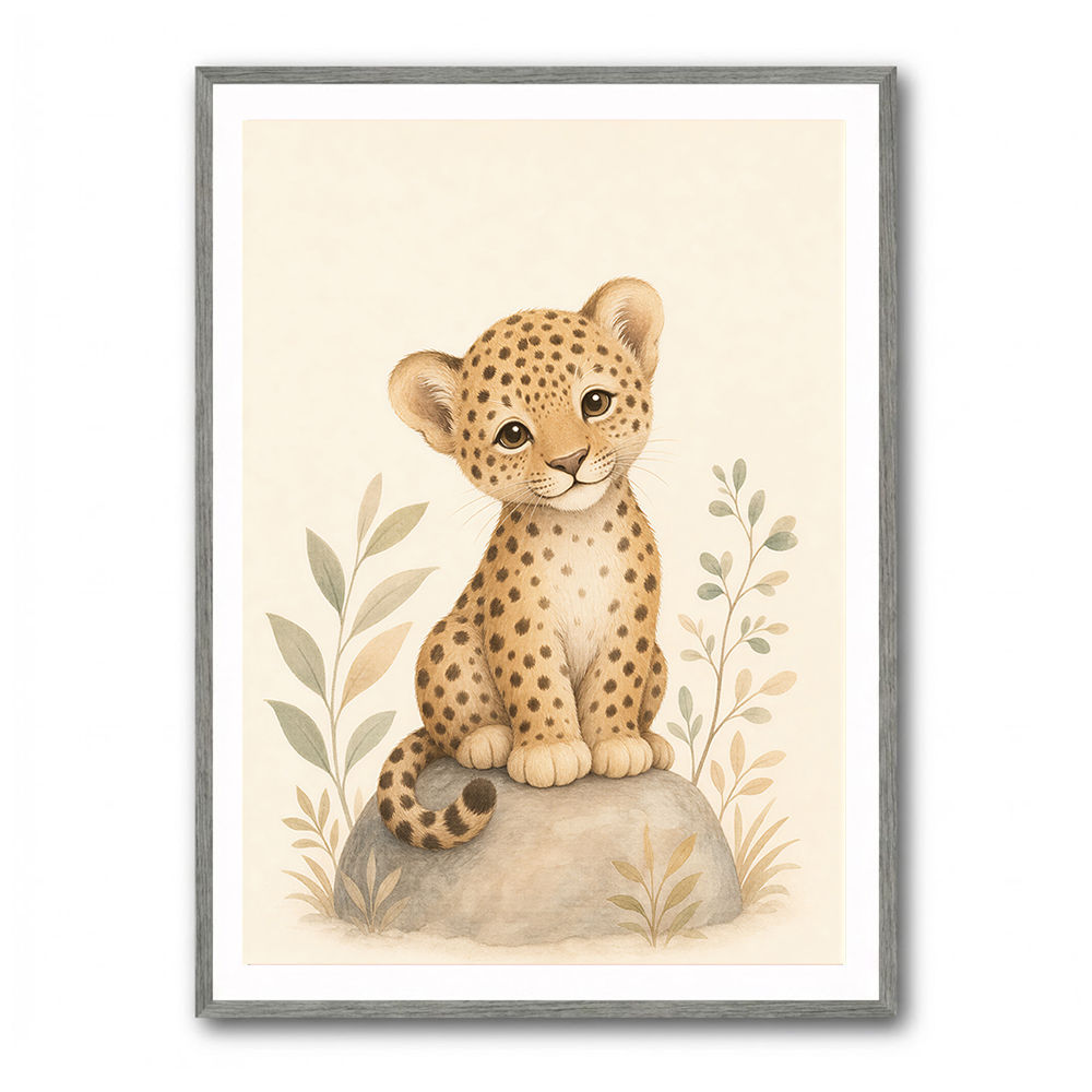 Leopard Cub Kids Wall Art Prints