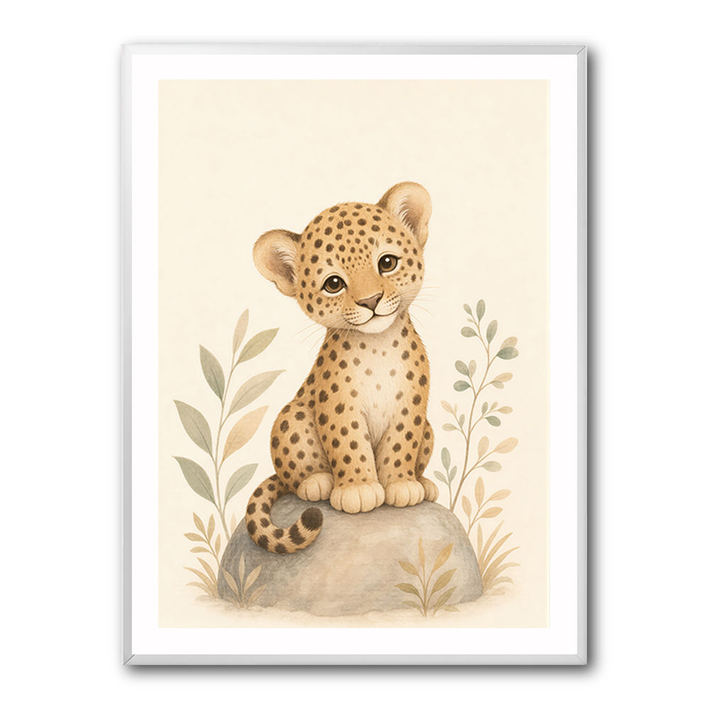 Leopard Cub Kids Wall Art Prints