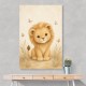 Little Safari Lion Kids Wall Art Prints