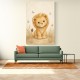 Little Safari Lion Kids Wall Art Prints
