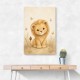 Little Safari Lion Kids Wall Art Prints