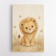 Little Safari Lion Kids Wall Art Prints