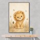 Little Safari Lion Kids Wall Art Prints