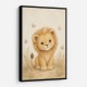 Little Safari Lion Kids Wall Art Prints