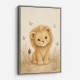 Little Safari Lion Kids Wall Art Prints