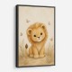 Little Safari Lion Kids Wall Art Prints
