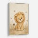 Little Safari Lion Kids Wall Art Prints