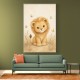 Little Safari Lion Kids Wall Art Prints