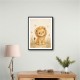 Little Safari Lion Kids Wall Art Prints