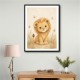 Little Safari Lion Kids Wall Art Prints