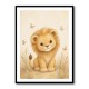 Little Safari Lion Kids Wall Art Prints