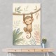 Monkey Swing Kids Wall Art Prints