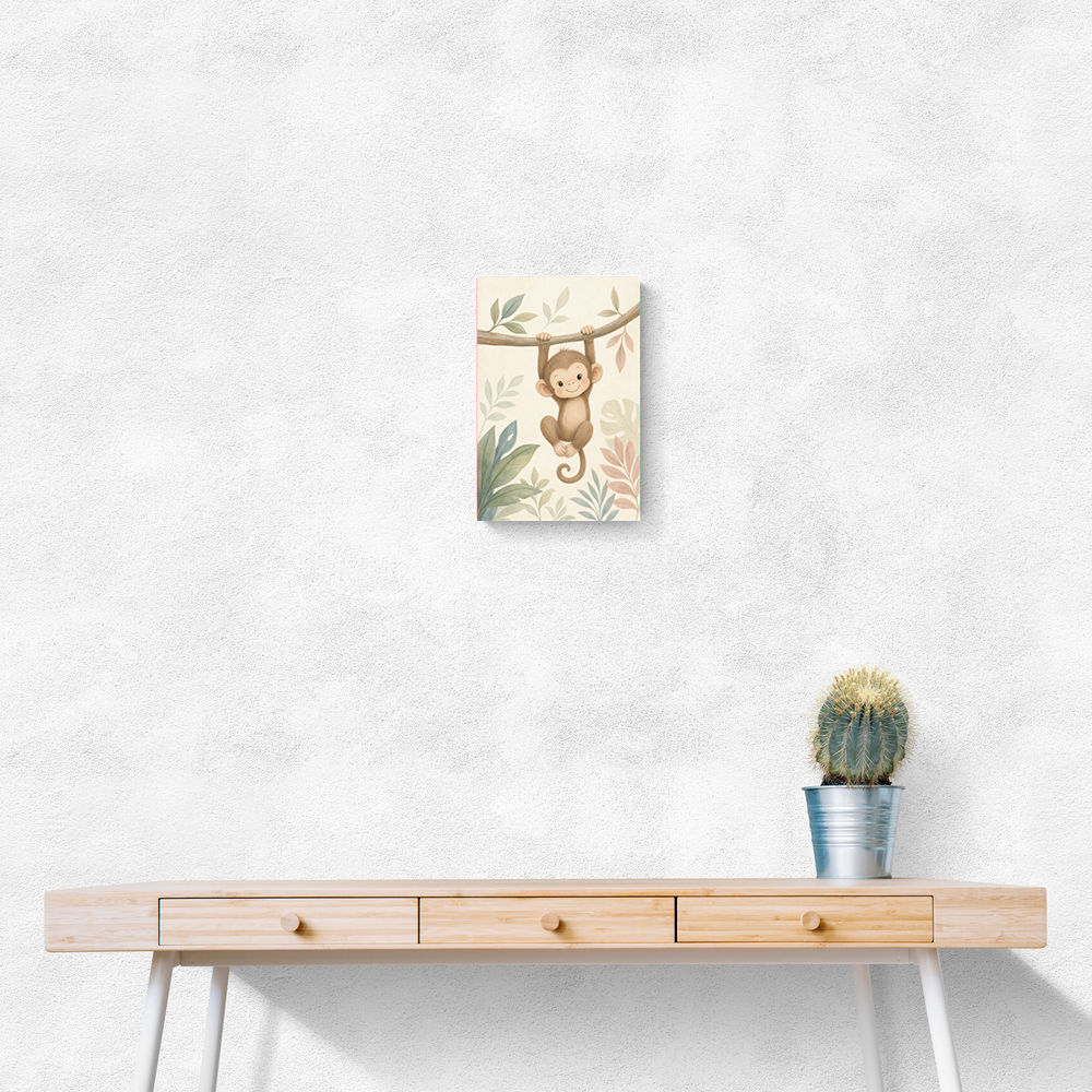 Monkey Swing Kids Wall Art Prints