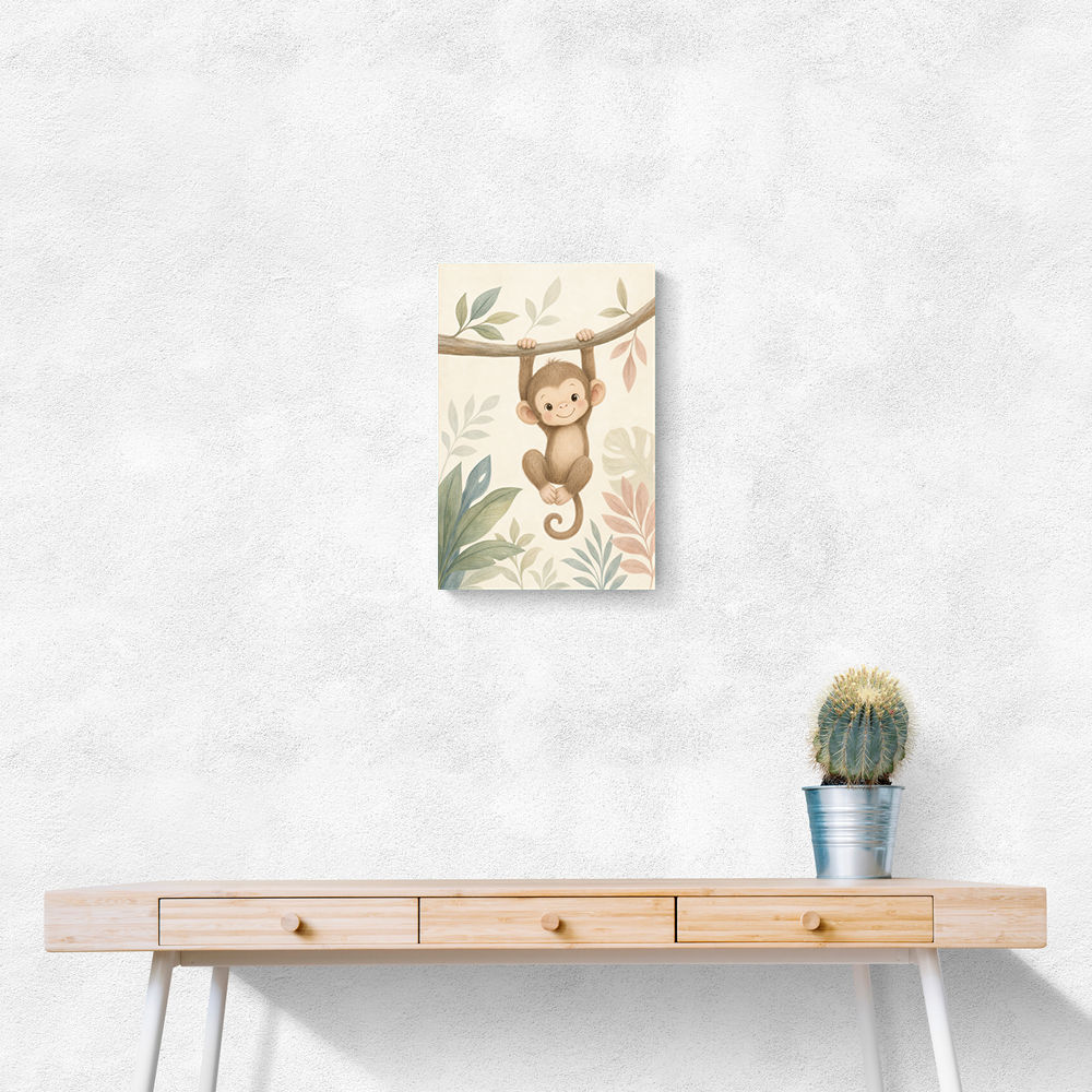 Monkey Swing Kids Wall Art Prints
