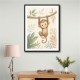 Monkey Swing Kids Wall Art Prints