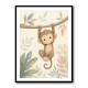 Monkey Swing Kids Wall Art Prints