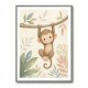 Monkey Swing Kids Wall Art Prints