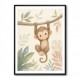 Monkey Swing Kids Wall Art Prints