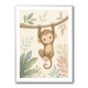 Monkey Swing Kids Wall Art Prints