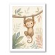 Monkey Swing Kids Wall Art Prints