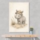 Rhino Explorer Kids Wall Art Prints