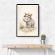 Rhino Explorer Kids Wall Art Prints