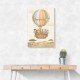 Safari Balloon Ride Kids Wall Art Prints