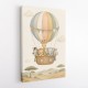 Safari Balloon Ride Kids Wall Art Prints