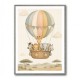 Safari Balloon Ride Kids Wall Art Prints