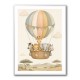 Safari Balloon Ride Kids Wall Art Prints