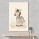 Zebra Friend Kids Wall Art Prints