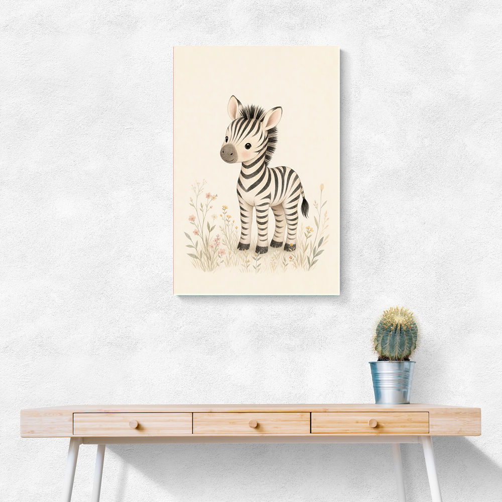 Zebra Friend Kids Wall Art Prints