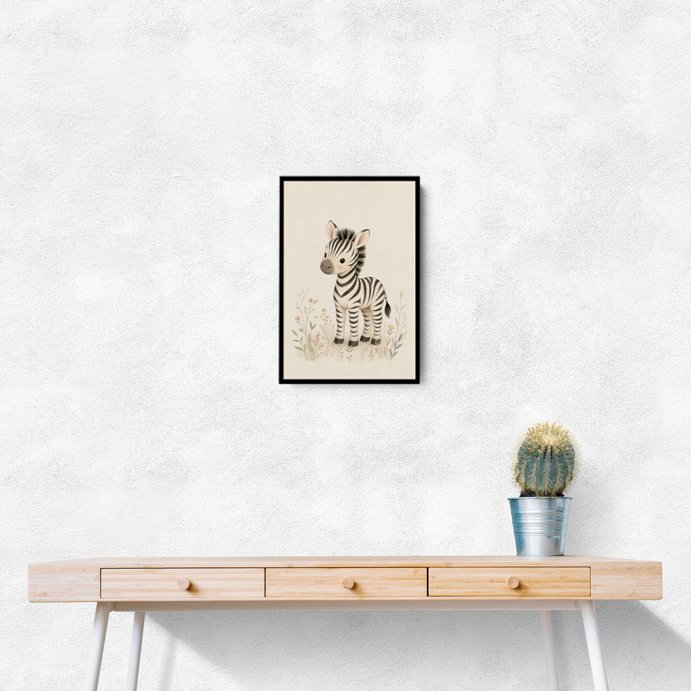 Zebra Friend Kids Wall Art Prints