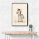 Zebra Friend Kids Wall Art Prints