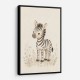 Zebra Friend Kids Wall Art Prints