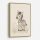 Zebra Friend Kids Wall Art Prints
