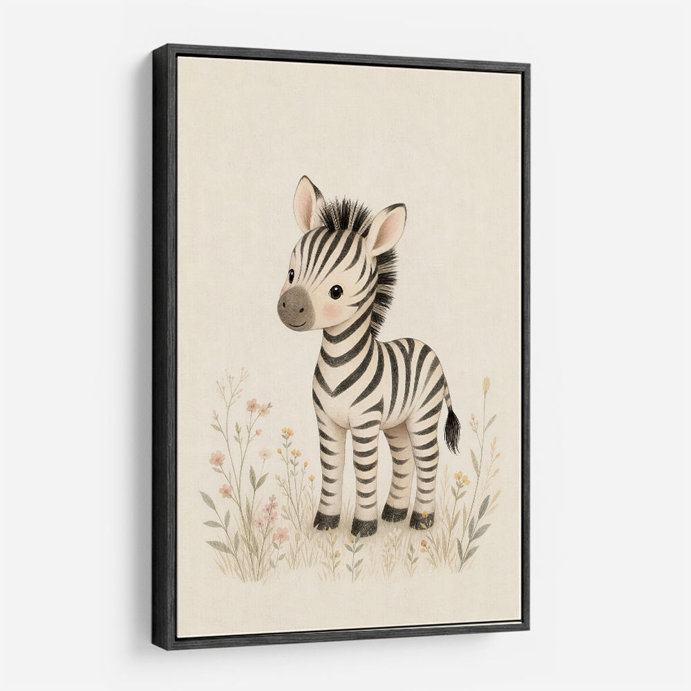 Zebra Friend Kids Wall Art Prints