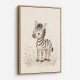 Zebra Friend Kids Wall Art Prints