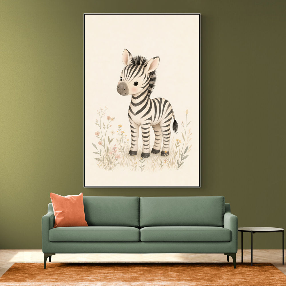 Zebra Friend Kids Wall Art Prints