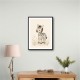 Zebra Friend Kids Wall Art Prints