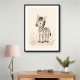 Zebra Friend Kids Wall Art Prints