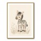 Zebra Friend Kids Wall Art Prints