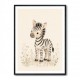 Zebra Friend Kids Wall Art Prints