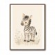 Zebra Friend Kids Wall Art Prints