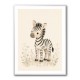 Zebra Friend Kids Wall Art Prints