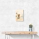 Bear at the Beach Childrens Wall Art Print